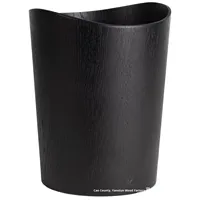 Seau de rangement en bois en forme d'alien, sans couvercle, design moderne et simple, pour la cuisine, le salon, la chambre à coucher, le bureau