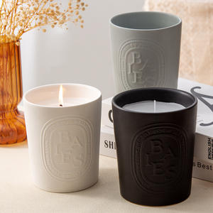 Vela Diptyque Baies en Vaso de Cerámica Cilíndrico, Porta Fragancias Vacío, Set de Regalo - Product Image 5