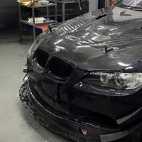 Nouveau capot en fibre de carbone avec boulons pour M3 E92 E93 2007-2013, style GTR ventilé, ajustement direct, léger