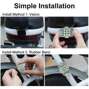 Feux stroboscopiques LED anti-collision avec télécommande <span class=keywords><strong>sans</strong></span> <span class=keywords><strong>fil</strong></span>, lampe décorative clignotante pour moto, remplacement pour voiture et moto - Product Image 5