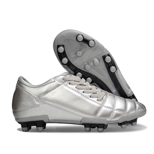 High Quality Custom Men's Soccer <b>Boots</b> Stretch Fabric Upper Rubber Midsole for Seasons Outdoor Football Training Shoes - Product Image 2
