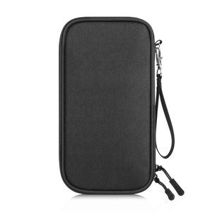 HAWEEL Bolso de mano Pasaporte Cartera Organizador de documentos Tarjetas DE CRÉDITO Estuche Bolsa (Negro) - Product Image 3
