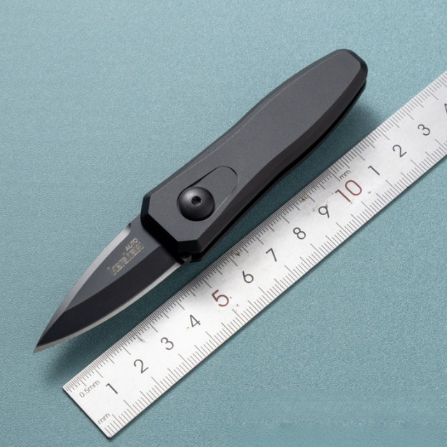 Mini Box Cutter Folding Pocket Knife Double Edge Aluminum Handle Stainless Steel Camping EDC Outdoor