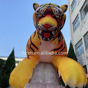 Mascotte géante de tigre gonflable Figure d'animal réaliste de la jungle parfaite pour les décorations de fête de la jungle - Product Image 4