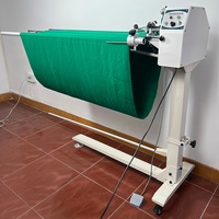 Machine automatique de découpe et de rembobinage de tissus, de découpe de bandes de tissu et de rubans biaisés