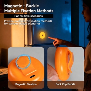 Lámpara ambiental de noche con forma de mini donut, cargaUSB, sensor táctil,para la habitación de los niños o la mesita de noche - Product Image 3