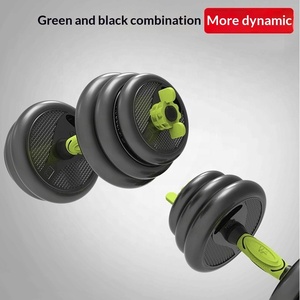 Set di <span class=keywords><strong>manubri</strong></span> regolabili in cemento, portatili, con guscio in plastica, riempibili con sabbia/acqua, per <span class=keywords><strong>palestra</strong></span> domestica e fitness, logo personalizzabile disponibile - Product Image 4