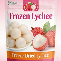 Gefreeze-droogde hele ontpitte lychee, hoge kwaliteit, natuurlijk gedroogde lychee, pitloos, hele vruchten, geschikt voor catering en snacks.