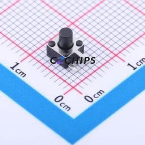 TC-1150DL-5.5H-250 Tactile Switch Through hole Switch Single Pole Single Throw Round Button 2.5N Right Angle Insert - Product Image 1