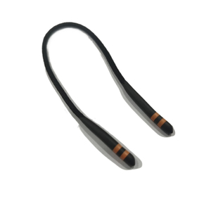 Drip Glue Printed Polyester Rope 2 mm Zipper <strong>Pull</strong> <strong>Cord</strong> Custom logo Silicone Zip Puller <strong>String</strong> for Garment Bag - Product Image 5