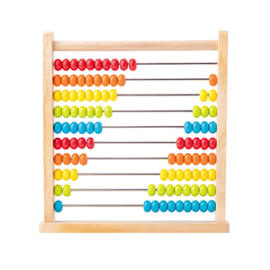 Abacus 100 pièces, durable, fait main, miniature, pour enfants de 3 ans et plus, apprentissage Montessori, cadeau, logo personnalisé OEM, ANNA & BECK - Product Image 1