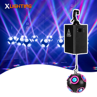 Luz LED Cinética RGBW para Fútbol, DMX512, con Motor de Elevación, Bola Cinética LED para Iluminación de Escenarios, Discotecas, Conciertos y Espectáculos