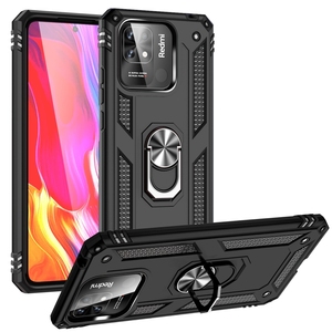 Funda Protectora para Teléfono <span class=keywords><strong>Xiaomi</strong></span> <span class=keywords><strong>Redmi</strong></span> <span class=keywords><strong>10C</strong></span>, Resistente a Impactos, TPU + PC, con Soporte Giratorio de 360 Grados, Venta al Por Mayor - Product Image 1