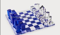 Jeu d'échecs en acrylique, nouveau design, divertissement d'intérieur classique, jeux d'échecs en acrylique