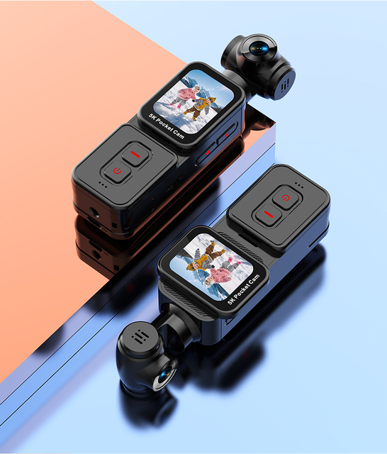 New 24MP 5K Ultra HD Thumb-Sized Action Digital Camera with WiFi 1080p HD CMOS Sensor MicroSD Storage