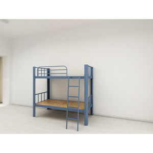 A buon mercato <span class=keywords><strong>2-Tier</strong></span> doppia scuola dormitorio Decker in metallo acciaio per studenti in ferro letto a castello per adulti letti a castello bambini - Product Image 6