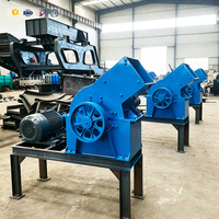 Concasseur à marteaux à moteur AC haute performance avec têtes de marteaux en manganèse élevé et moteur pour le concassage du basalte et du charbon