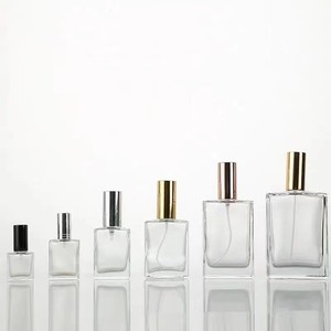 Wholesale Screw Refillable Sprayer Frost Surface Silk Screen Printed Glass <b>10ml</b> Flat Embossed Crystal Perfume <b>Bottle</b> Black Lids - Product Image 6