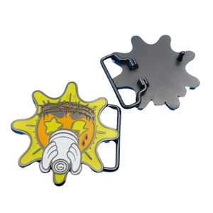 Hebilla de Cinturón de Metal con Diseño de Dibujos Animados, Hebilla de Placa de Aleación de Zinc, Diseño Personalizado - Product Image 5
