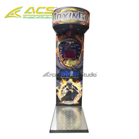 ACS Ultimate Big Punch pour machine d'entraînement de boxe, jeu à monnayeur, ballon de frappe rapide sur pied, en métal et plastique
