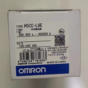 Omron H5CC-L8E <b>Timer</b> 100-240VAC Industrial Control Equipment - Product Image 1