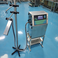 Machine automatique de codage d'encre de lot de date de bouteilles de sacs en plastique avec convoyeur