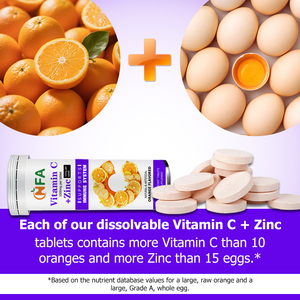 Customizable Vitamin C Zinc Effervescent Tablets with Vitamin C and Potassium Herbal <b>Supplement</b> Supports Immune System Tablets - Product Image 5