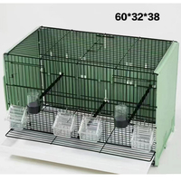 Cage à Oiseaux en Métal de Luxe de Haute Qualité, Multi-Niveaux, Portable, d'Élevage, Empilable, Vente en Gros d'Usine