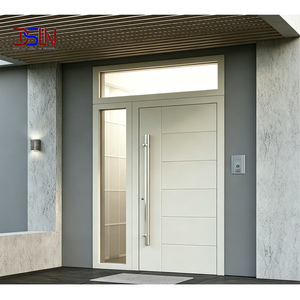 Porte intérieure en PVC renforcée d'acier, isolation phonique, design moderne, vente en gros pour immeubles d'appartements, directement de l'usine - Product Image 1