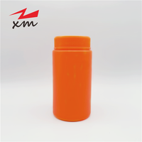 Flacon d'emballage pour compléments alimentaires 175cc 200cc, flacon orange pour vitamines et médicaments, flacon pour pilules et gélules, pot en plastique PET résistant aux enfants