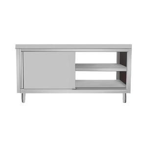 SY เคาน์เตอร์สเตนเลสแบบสองชั้นป้องกันการกัดกร่อนใช้ในห้องครัวเชิงพาณิชย์อุปกรณ์สำหรับร้านอาหารของโรงแรม - Product Image 2