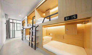 Letto a Castello KSL di Alta Qualità per Hotel Capsula per Adulti, <span class=keywords><strong>Letti</strong></span> a Castello Compatti Pod per Dormire con Presa Elettrica e Tenda Oscurante, Arredamento per Ostelli - Product Image 4