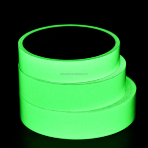 Ruban adhésif fluorescent phosphorescent 33 pieds x 2 pouces, qualité supérieure, autocollants étanches non toxiques pour escaliers, murs, marches, panneau de sortie - Product Image 1