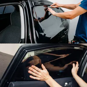 NKODA Free Sample Factory Auto Chip Dyed Glass Custom Vlt UV Rejection Automotive Insulfilm Transition Tint Car Window Film