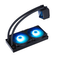 Refroidisseur liquide à miroir infini SAMA 240 mm ARGB Refroidisseur d'air pour processeur Refroidisseur d'eau pour processeur Refroidisseur Aio pour Intel AMD