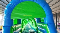 Long toboggan gonflable personnalisé de ville d'eau N toboggan gonflable commercial extérieur toboggan aquatique de 1000 pieds pour adulte