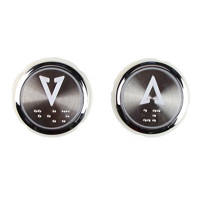 Elevator Spare Parts Metal Industrial Design Push Button Round Buttons for Villa