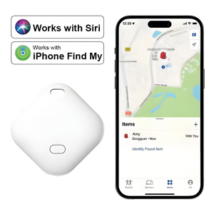 Loshall Find My Tracker, certifié MFI, porte-clés en plastique avec GPS, étanche IP67, pour chiens, portefeuilles, bagages et appareils <span class=keywords><strong>Apple</strong></span> - Product Image 4