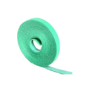 Correas de cinta de sujeción reutilizables con bucle de gancho, bridas para cables, tela de nailon adhesiva fuerte de doble cara