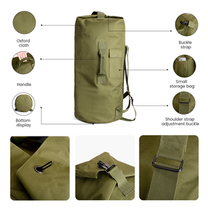Sac de voyage tactique en toile Oxford LUPU, sac à dos de survie grande capacité avec bandoulière et poignée en toile pour le camping et la randonnée - Product Image 3