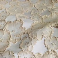 Tissu Jacquard Brocart 3D 100% Polyester Anti-Bactérien Résistant aux Déchirures pour Vêtements de Mariage, Literie, Nappes, Doublures et Articles de Mode