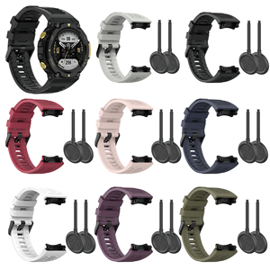 Correa de Silicona para Reloj con Diseño CHARM, Venta al Por Mayor de Fábrica, para Huami <span class=keywords><strong>T</strong></span>-<span class=keywords><strong>Rex</strong></span> <span class=keywords><strong>2</strong></span>, Repuesto para Reloj Inteligente - Product Image 2