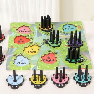 <b>Creative</b> <b>Gift</b> Boys Girls Number Learning Wooden Toy Ladybug-Themed Sticks Board Game for Toddler Age Over 3Years Old - Product Image 6