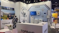 Bannière publicitaire tendance pour stand d'exposition commerciale, stand d'exposition standard 10x10 pieds
