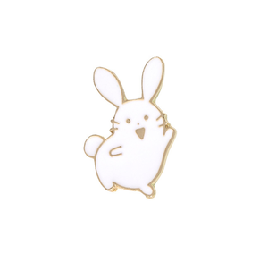 Sevimli Hayvan Orman Tilki Arı Çiçek Tavşan Kaplama Metal Yaka İğneleri Elbiseler için Broşlar - Product Image 3