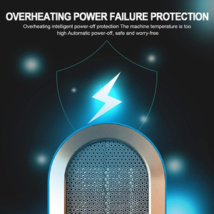 Calentador Eléctrico Cerámico PTC Mini <span class=keywords><strong>de</strong></span> 1200 Vatios al por Mayor, Ventilador <span class=keywords><strong>de</strong></span> Escritorio sin Aspas para Calefacción Inteligente del Hogar y la Oficina - Product Image 6