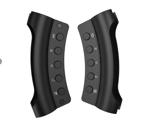 Popular Wireless Car MP5 Black Steering Wheel Remote Control BT Multimedia Player Button Intelligent Square Control