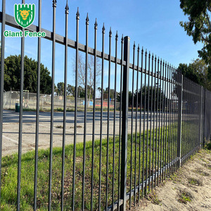 Poteaux de clôture tubulaires carrés en acier galvanisé, épaisseur de paroi 2 mm, revêtement PVC, plusieurs tailles disponibles, panneau de clôture de jardin - Product Image 2