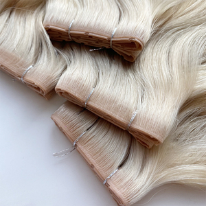 <span class=keywords><strong>Extensiones</strong></span> <span class=keywords><strong>de</strong></span> <span class=keywords><strong>Cabello</strong></span> Humano Remy 100% con Trama Ondulada y Perforaciones Sin Costuras, con Orificios Moldeados por Inyección, <span class=keywords><strong>de</strong></span> 14 a 24 Pulgadas para un Estilo Liso - Product Image 6