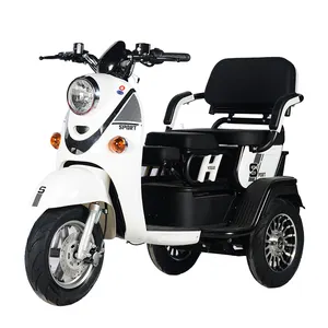 Triciclo eléctrico motorizado de 3 ruedas, Scooter de movilidad de 60V y 1000W